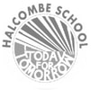 Halcombe School logo greyscale
